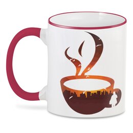 Заказать кружку в Москве. 3D кружка Кофе(Coffee) от icase - готовые дизайны и нанесение принтов.