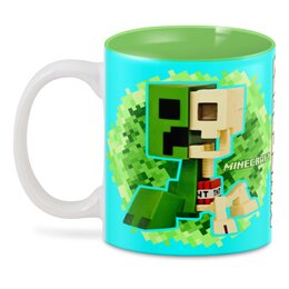 Заказать кружку в Москве. 3D кружка Minecraft от T-shirt print  - готовые дизайны и нанесение принтов.