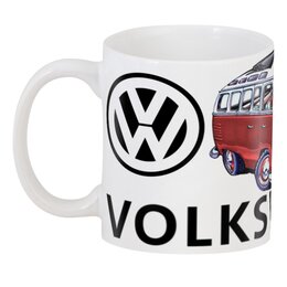 Заказать кружку в Москве. 3D кружка Volkswagen от T-shirt print  - готовые дизайны и нанесение принтов.