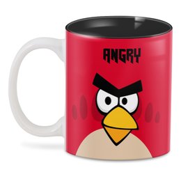 Заказать кружку в Москве. 3D кружка Angry Birds (Terence) от Аня Лукьянова - готовые дизайны и нанесение принтов.