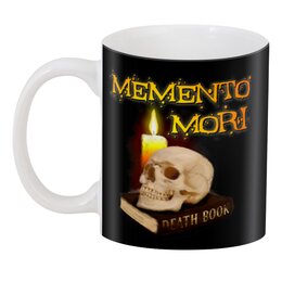 Заказать кружку в Москве. 3D кружка Memento Mori. Помни о смерти. от Zorgo-Art  - готовые дизайны и нанесение принтов.