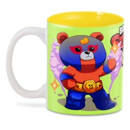 Заказать кружку в Москве. 3D кружка Brawl Stars  от T-shirt print  - готовые дизайны и нанесение принтов.