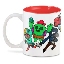 Заказать кружку в Москве. 3D кружка Brawl Stars  от T-shirt print  - готовые дизайны и нанесение принтов.