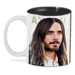 Заказать кружку в Москве. 3D кружка Джаред Лето(Jared  Leto) от T-shirt print  - готовые дизайны и нанесение принтов.