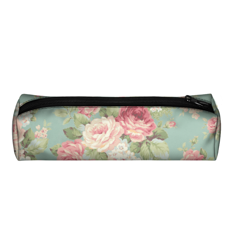 printio сумка с полной запечаткой розы на мятном фоне Printio Пенал 3D Розы на мятном фоне