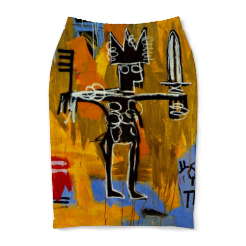 Заказать юбки в Москве. Юбка-карандаш Basquiat / Баския от Just kidding - готовые дизайны и нанесение принтов.