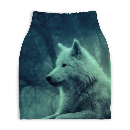 Заказать юбки в Москве. Юбка-карандаш укороченная North Star - Волк от northstarshop@mail.ru - готовые дизайны и нанесение принтов.
