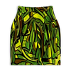 Заказать юбки в Москве. Юбка-карандаш укороченная Оттенки зеленого от THE_NISE  - готовые дизайны и нанесение принтов.