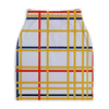 Заказать юбки в Москве. Юбка-карандаш укороченная Нью-Йорк 1 (Питер Мондриан) от trend - готовые дизайны и нанесение принтов.