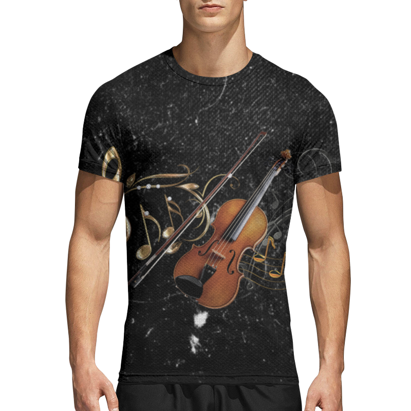 Printio Спортивная футболка 3D Violin art printio 3d кружка violin art