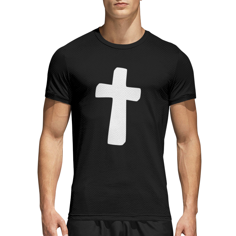 Printio Спортивная футболка 3D Белый крест