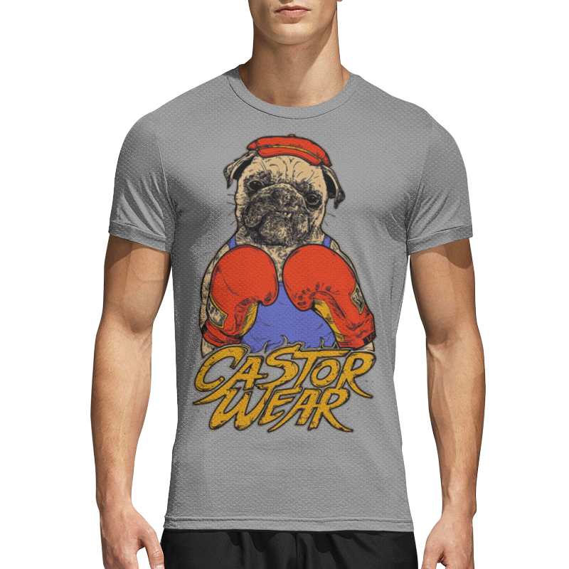 Printio Спортивная футболка 3D Пёс боксёр