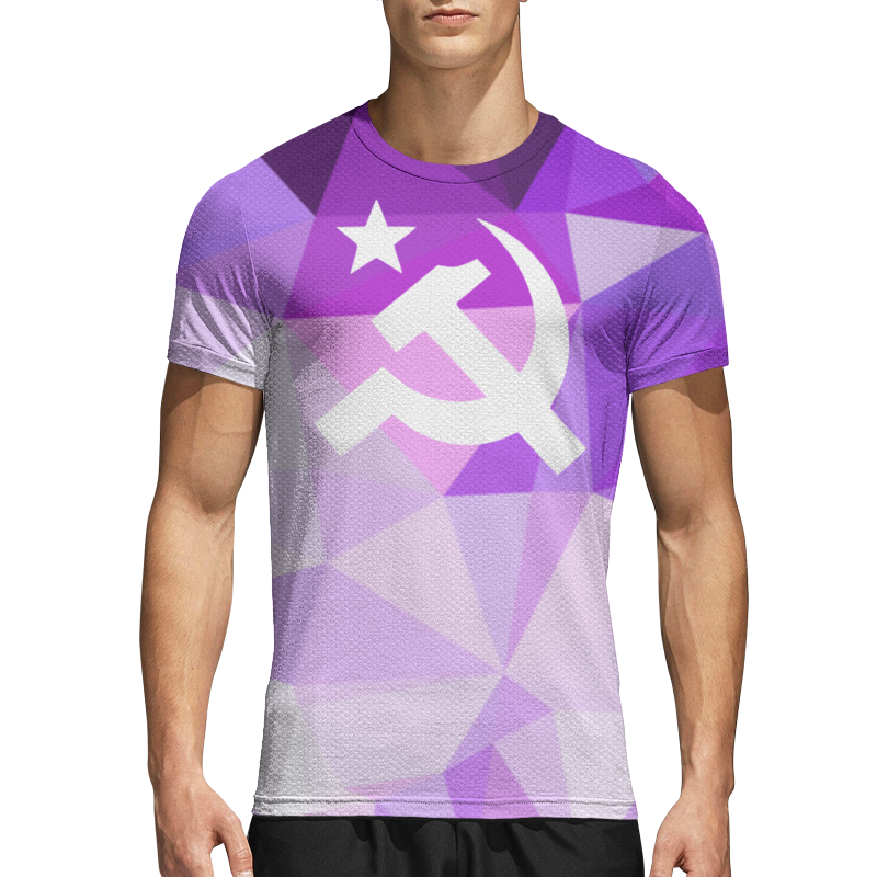 Printio Спортивная футболка 3D Серп и молот