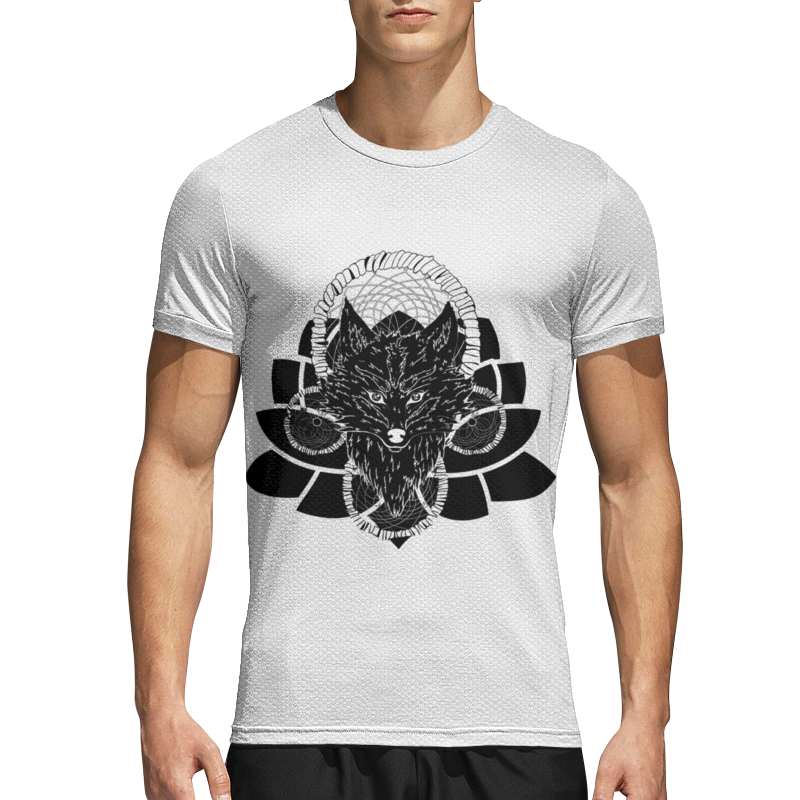 Printio Спортивная футболка 3D Ловец снов с лисой.
