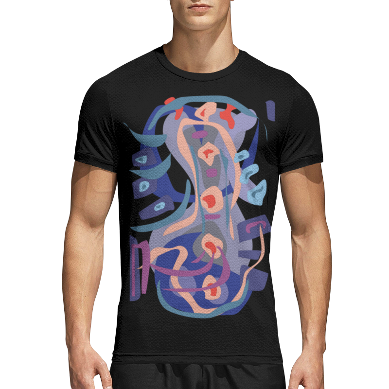 Printio Спортивная футболка 3D С абстрактным рисунком printio 3d кружка с абстрактным рисунком