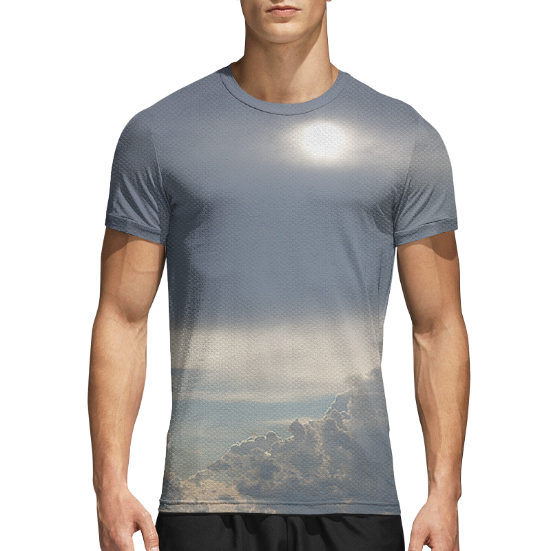 Printio Спортивная футболка 3D Выше облаков!