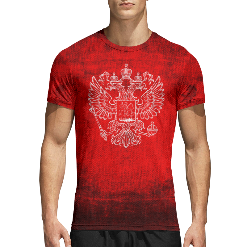 Printio Спортивная футболка 3D Россия printio спортивная футболка 3d плитка