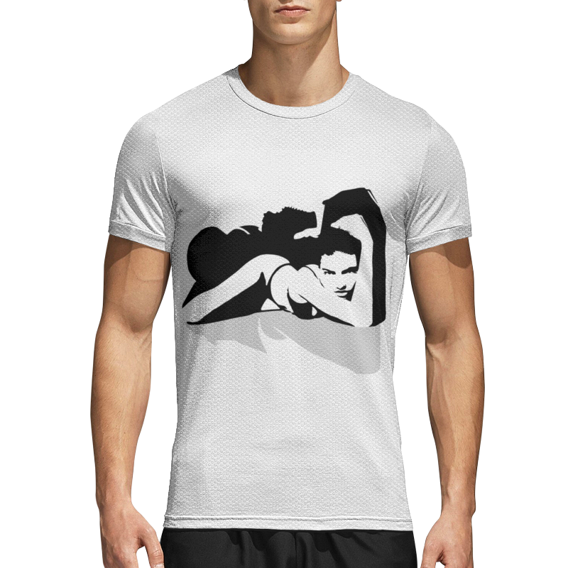 Printio Спортивная футболка 3D Серия: amorous glance