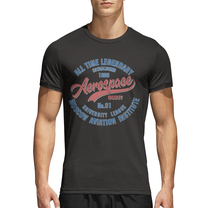 Printio Спортивная футболка 3D Аэрокосмический маи printio футболка классическая аэрокосмический маи