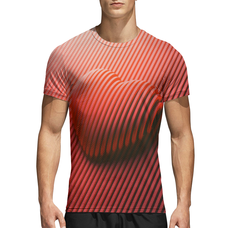 Printio Спортивная футболка 3D Сердце printio спортивная футболка 3d футбол ка