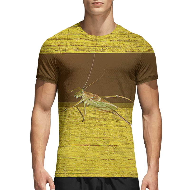 Printio Спортивная футболка 3D Саранча. printio копилка саранча