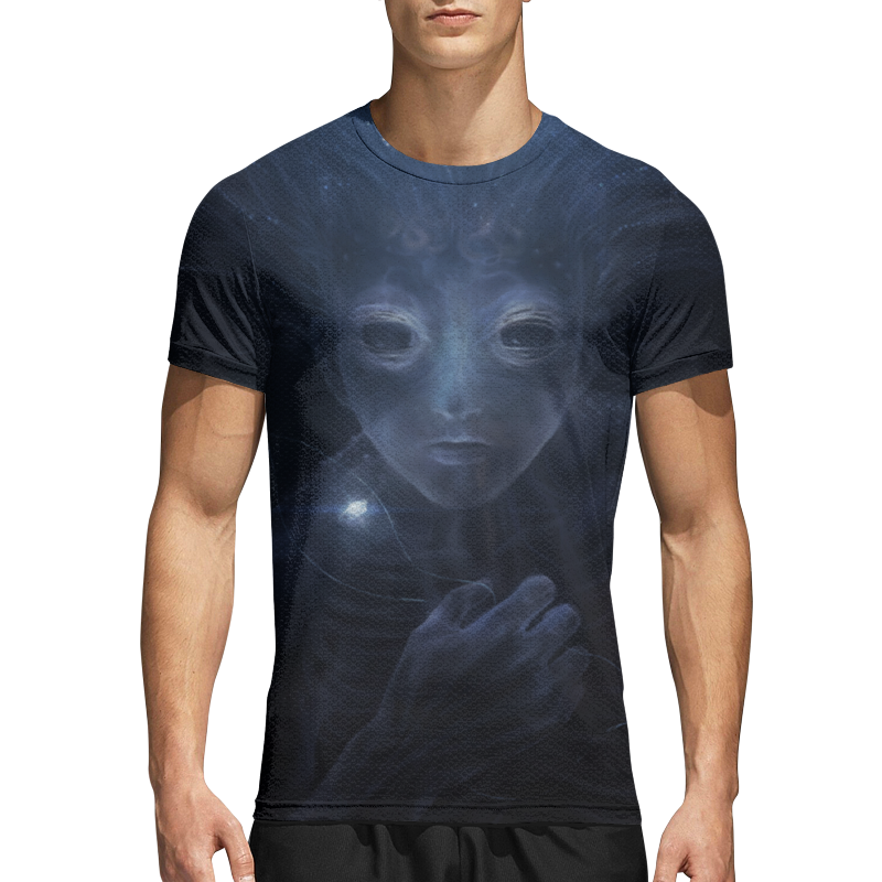 Printio Спортивная футболка 3D Призрак глубокого моря printio 3d кружка призрак глубокого моря