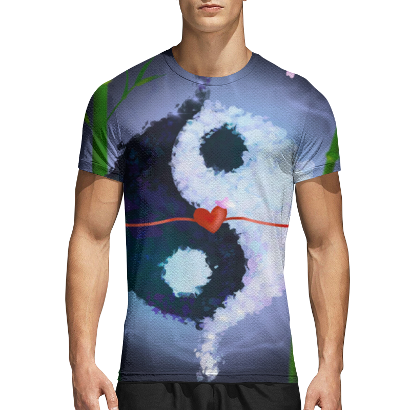 Printio Спортивная футболка 3D Инь и ян