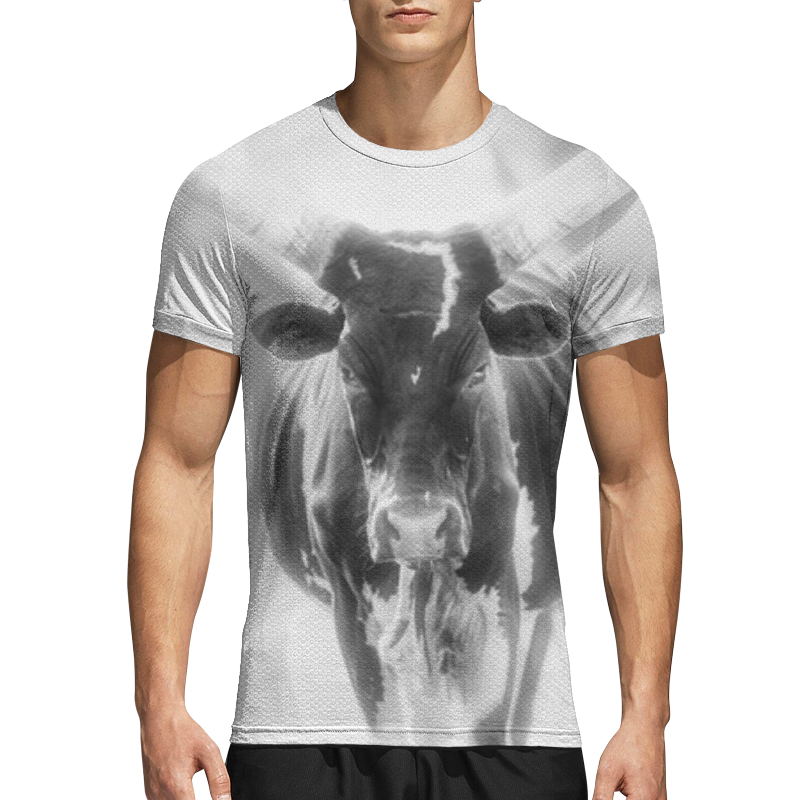 Printio Спортивная футболка 3D Самая красивая корова