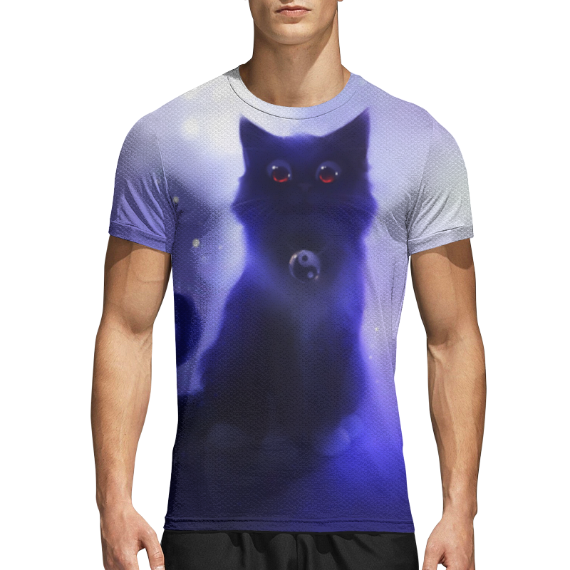 Printio Спортивная футболка 3D котенок