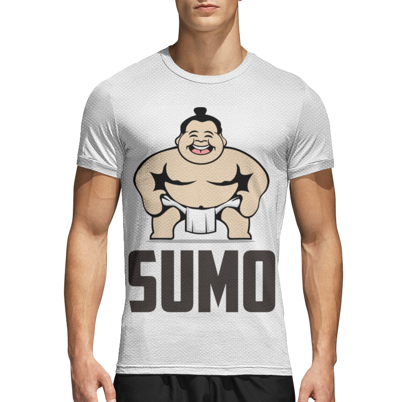 Printio Спортивная футболка 3D борец сумо printio футболка классическая борец сумо