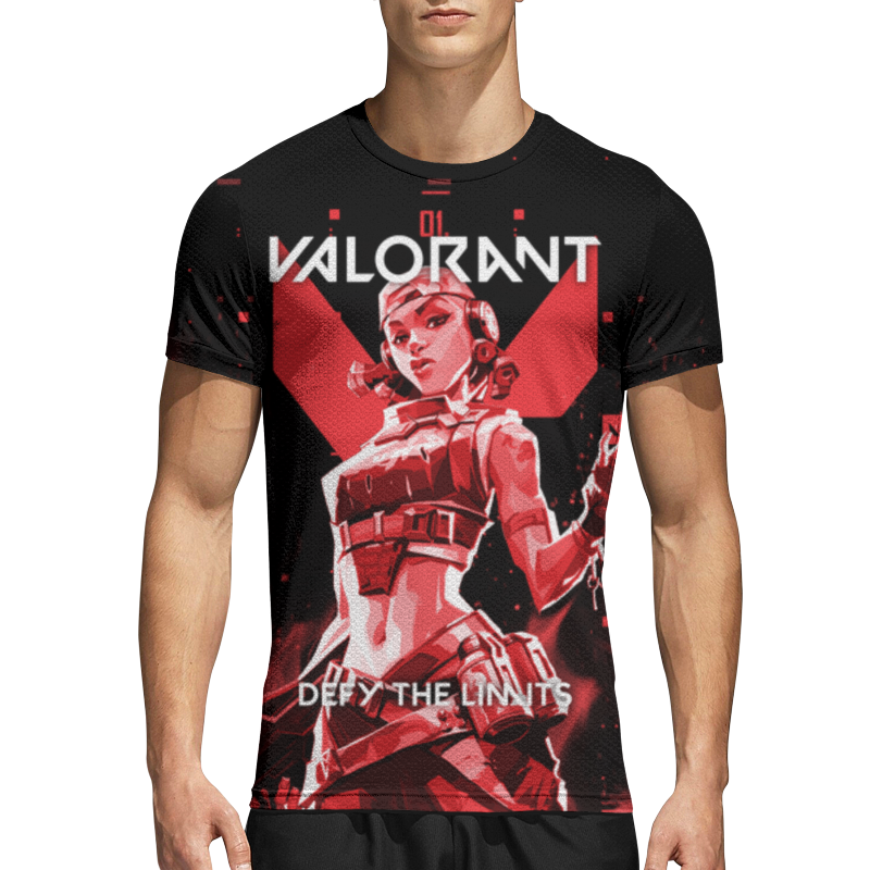 Printio Спортивная футболка 3D Valorant raze