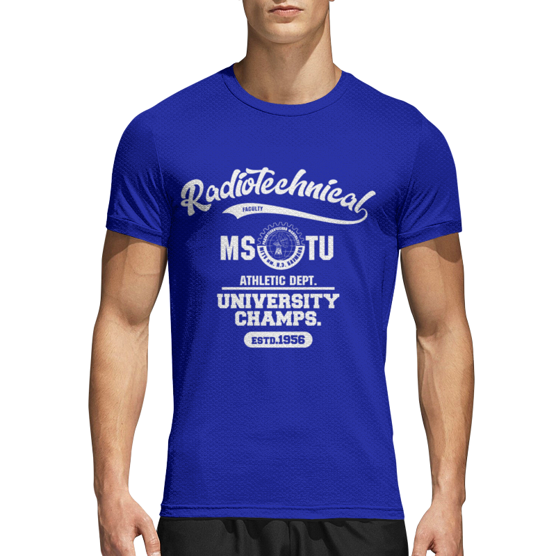 Printio Спортивная футболка 3D Радиотехнический мгту ополева г н электроснабжение промышленных предприятий и городов