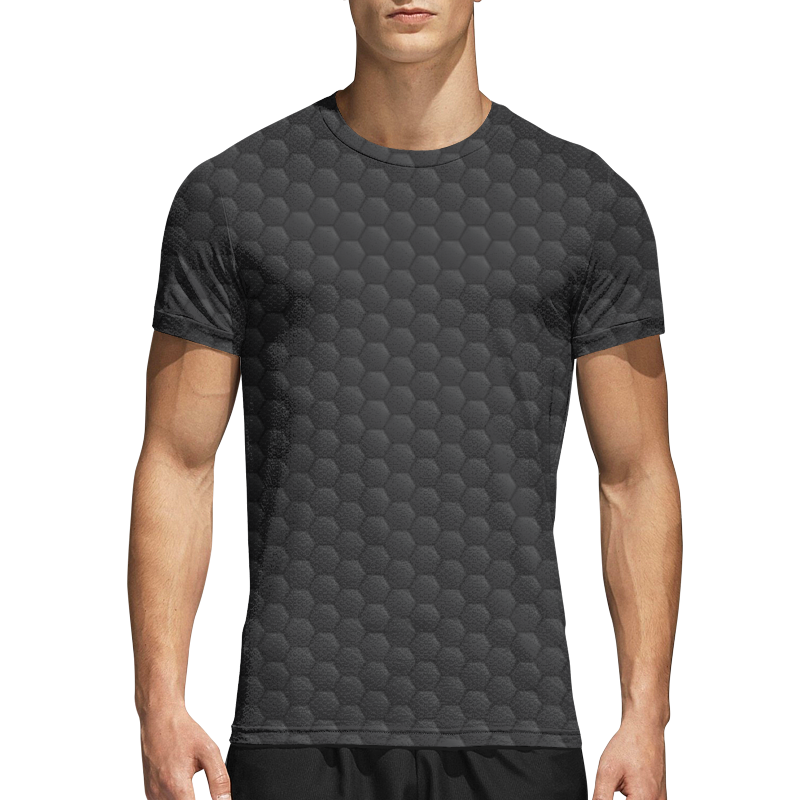 Printio Спортивная футболка 3D Чёрная броня
