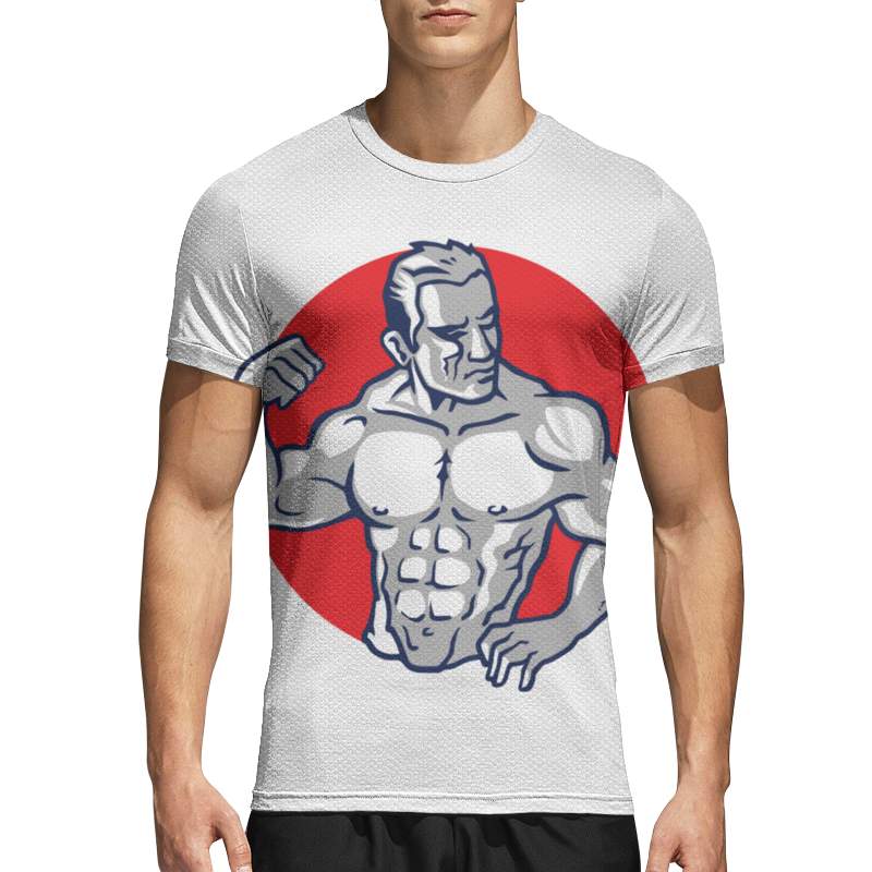 Printio Спортивная футболка 3D Бодибилдинг printio спортивная футболка 3d акварель