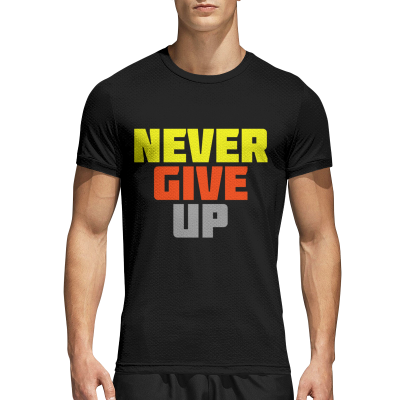 Printio Спортивная футболка 3D Мотивация printio спортивная футболка 3d никогда не сдавайся