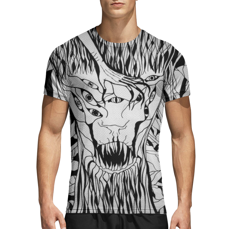 Printio Спортивная футболка 3D Лесной дух психоделические огурцы