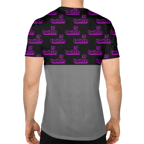Заказать спортивные футболки в Москве. Спортивная футболка 3D Twitch от THE_NISE  - готовые дизайны и нанесение принтов.