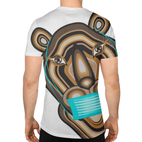 Заказать спортивные футболки в Москве. Спортивная футболка 3D Тигр в маске от Stil na yarkosti - готовые дизайны и нанесение принтов.