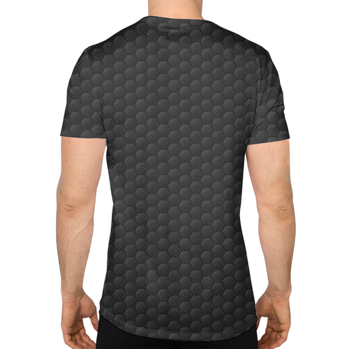 Заказать спортивные футболки в Москве. Спортивная футболка 3D Чёрная броня от bd-art  - готовые дизайны и нанесение принтов.