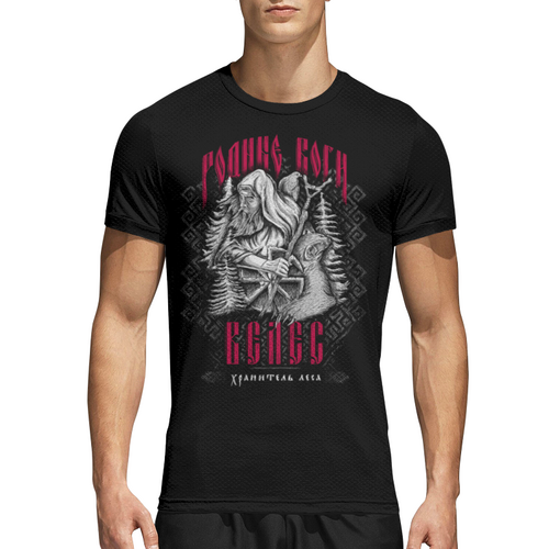 Заказать спортивные футболки в Москве. Спортивная футболка 3D Родные боги - Велес от Leichenwagen - готовые дизайны и нанесение принтов.