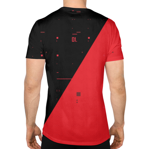 Заказать спортивные футболки в Москве. Спортивная футболка 3D VALORANT от geekbox - готовые дизайны и нанесение принтов.