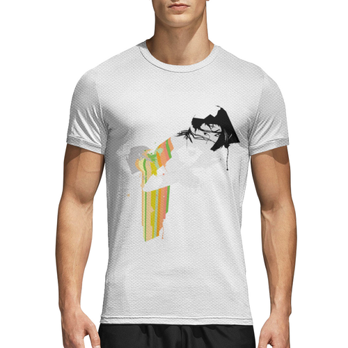Заказать спортивные футболки в Москве. Спортивная футболка 3D Серия: Riddle look от Andriy Agarkov - готовые дизайны и нанесение принтов.