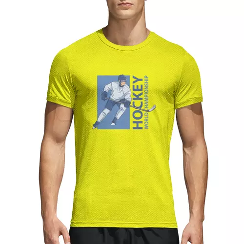 Заказать спортивные футболки в Москве. Спортивная футболка 3D "ХОККЕЙ" от cooldesign  - готовые дизайны и нанесение принтов.