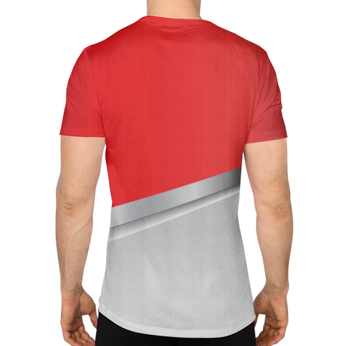 Заказать спортивные футболки в Москве. Спортивная футболка 3D Сделан в России от ZVER  - готовые дизайны и нанесение принтов.
