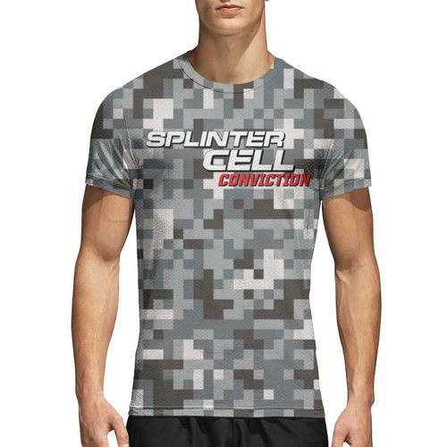 Заказать спортивные футболки в Москве. Спортивная футболка 3D Splinter Cell от THE_NISE  - готовые дизайны и нанесение принтов.