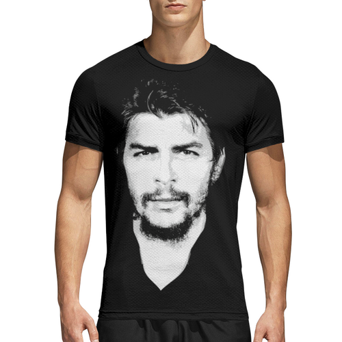 Заказать спортивные футболки в Москве. Спортивная футболка 3D Че Гевара от Рустам Юсупов - готовые дизайны и нанесение принтов.