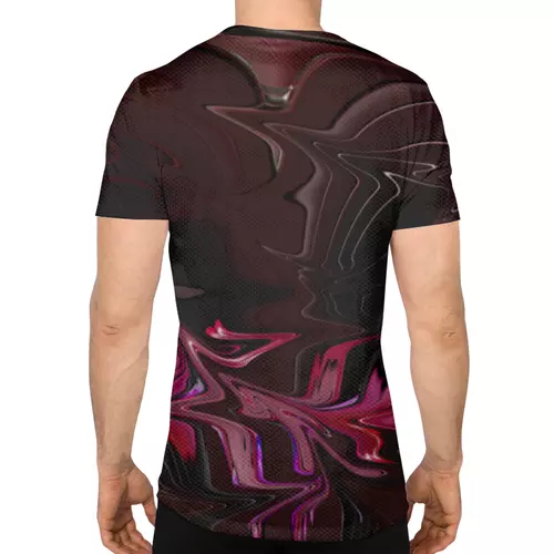 Заказать спортивные футболки в Москве. Спортивная футболка 3D Шоколадный узор от Alexey Evsyunin - готовые дизайны и нанесение принтов.