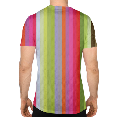 Заказать спортивные футболки в Москве. Спортивная футболка 3D Флюид 1 от Vadim Koval - готовые дизайны и нанесение принтов.
