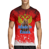 Заказать спортивные футболки в Москве. Спортивная футболка 3D Russia от ZVER  - готовые дизайны и нанесение принтов.