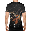Заказать спортивные футболки в Москве. Спортивная футболка 3D Violin Art от Aleksey Rovensky - готовые дизайны и нанесение принтов.